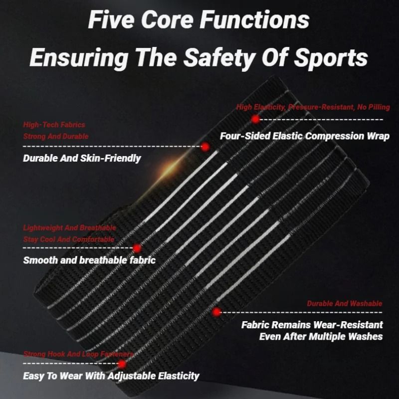 Adjustable Elastic Wristband for Sport and Carpal Tunnel Support