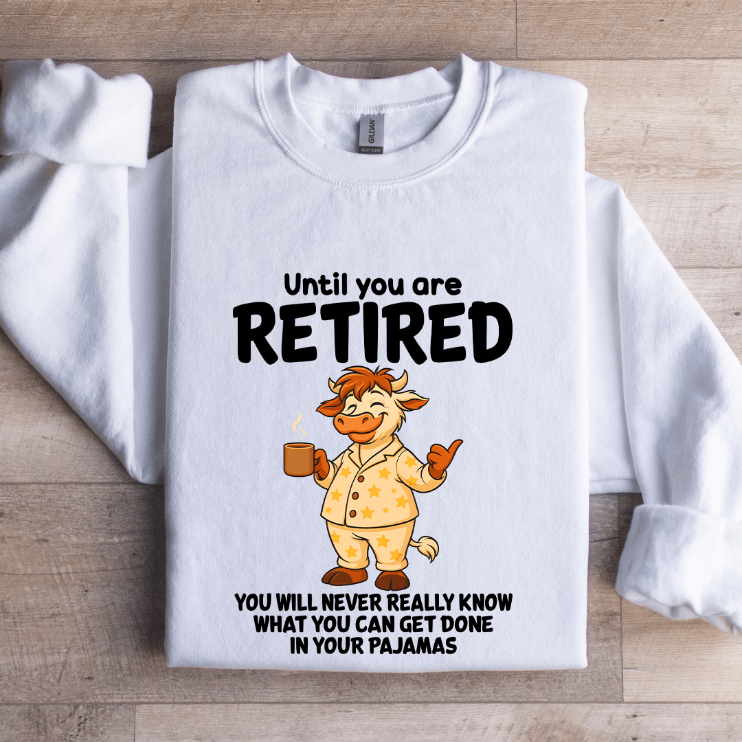 Until You Are Retired You Will Never Really Know Sweatshirt