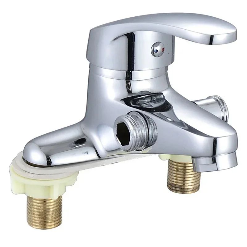 Double Hole Bathroom Basin Mixer Faucet