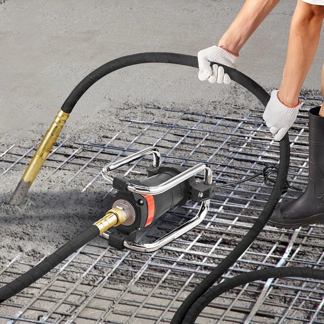 Electric Concrete Vibrator Poker for Air Bubble Removal Durable, Efficient & Heavy Duty Concrete Tool