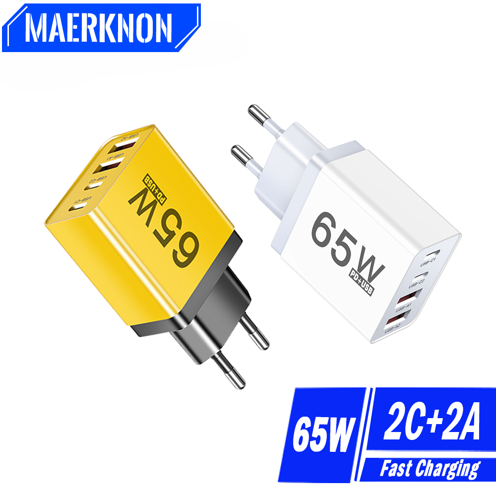 Quick Wall Charger Adapter Ports Type C Fast Charging QC Plug