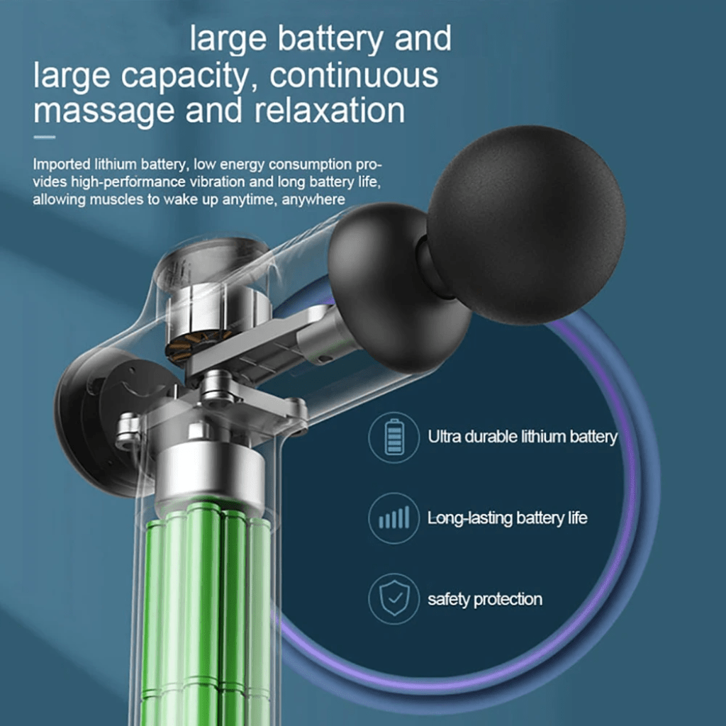 Neck Massager, Body Massage Gun, Deep Muscle Relax, Electric Fitness Equipment, Noise Reduction, Male Female