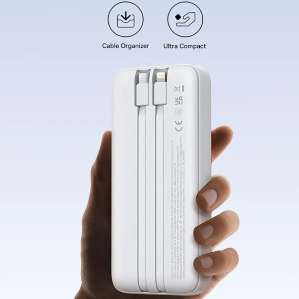 Fast Charging Power Bank with PD for iPhone & Samsung