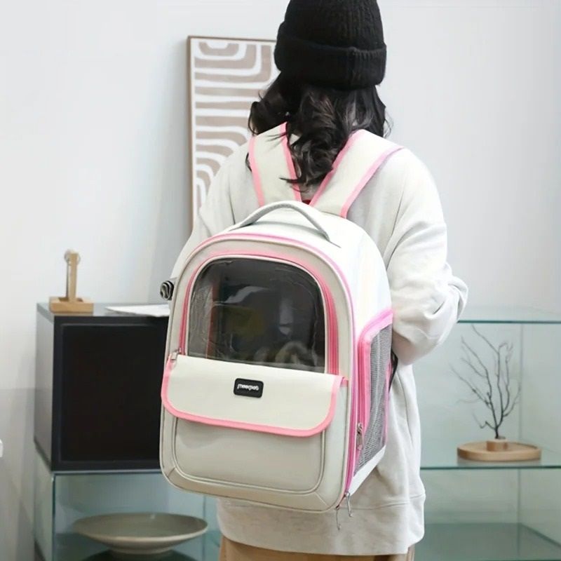 Transparent Bubble Pet Backpack Carrier For Cats And Dogs
