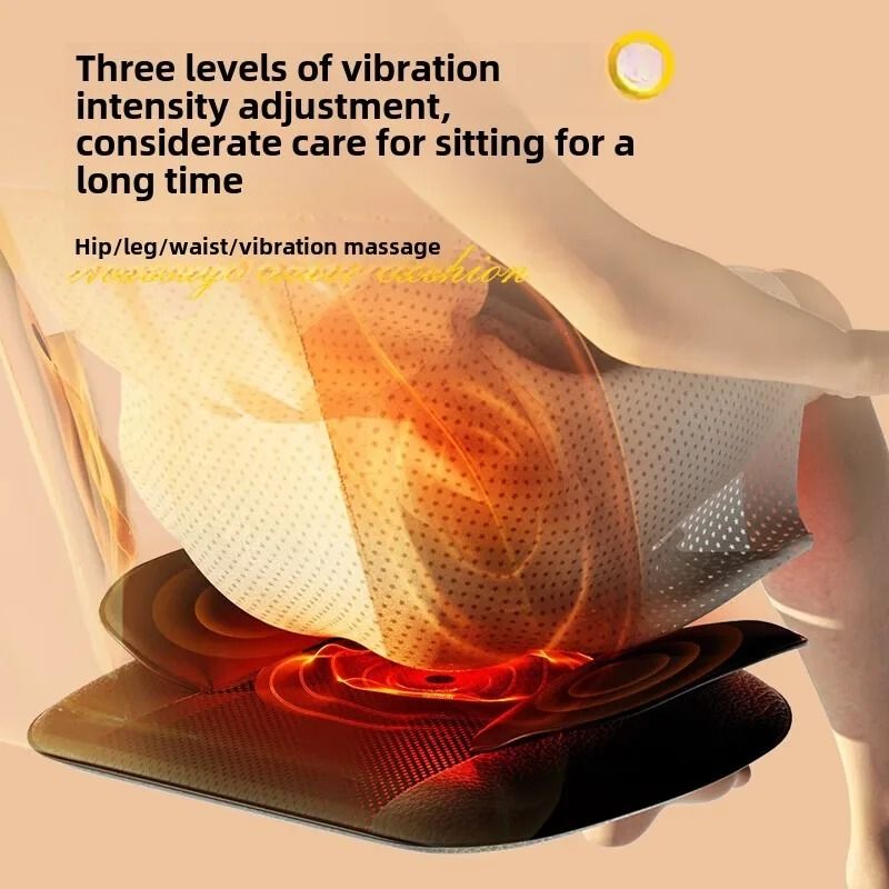 Electric Full Body Massage Chair Cushion with Shiatsu Kneading and Vibration