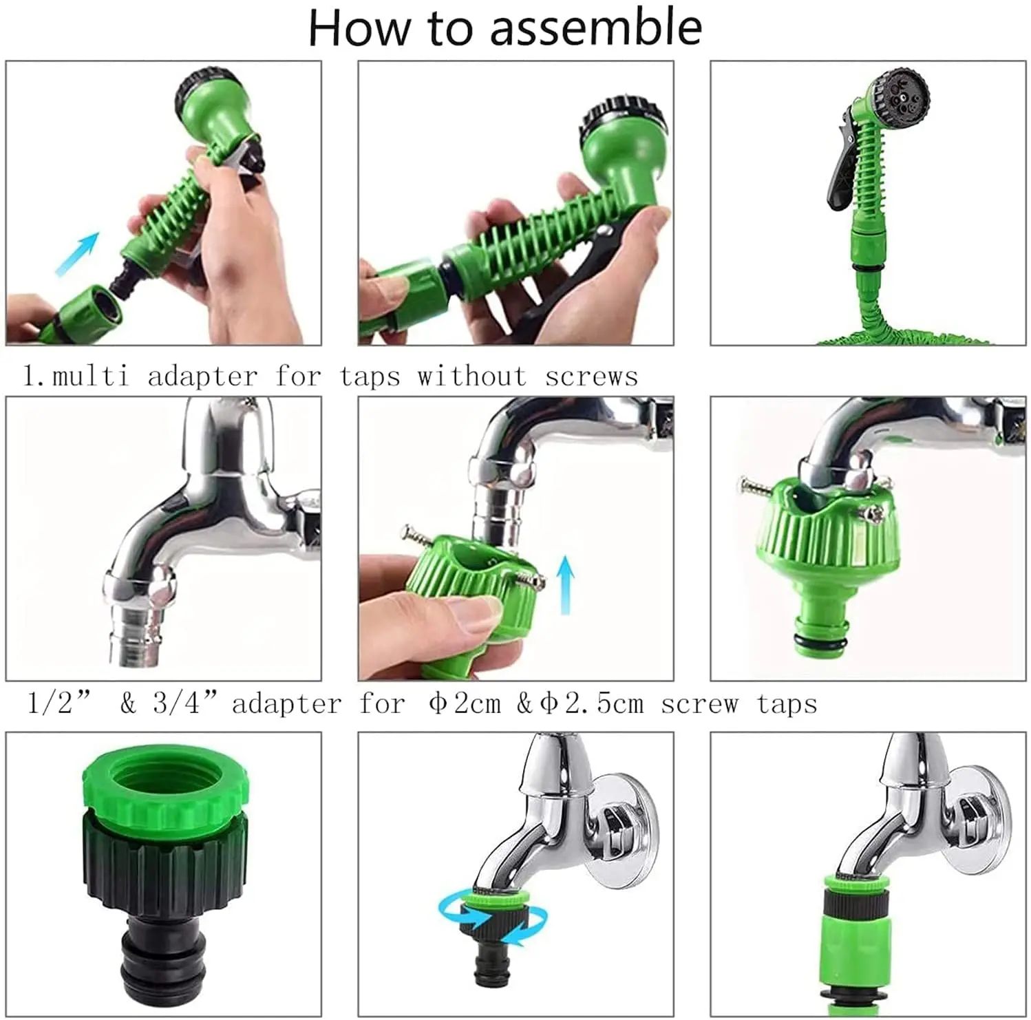 Expandable Telescopic Garden Water Hose