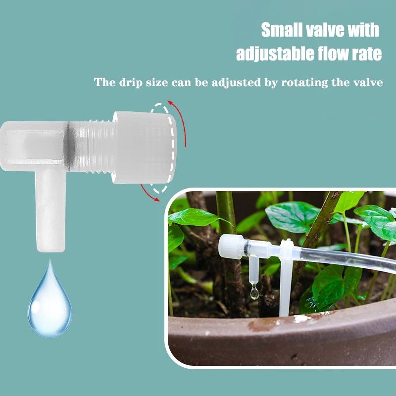 SmartSave Pro Drip Irrigation Kit with Regulating Valve, Precision potted plant watering System for Gardens & Greenhouse