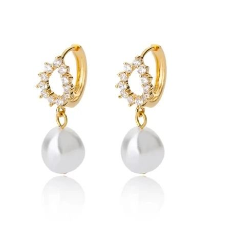 Stainless Steel Star Hoop Earrings