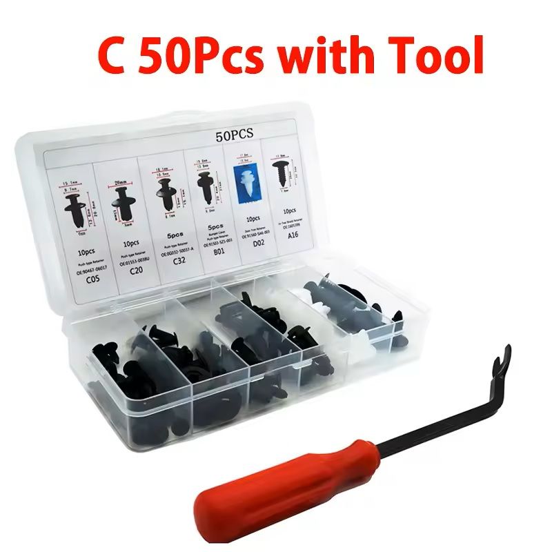 ClipMaster Auto Body Fastener & Retainer Kit – Universal Car Push Pin Rivet Set