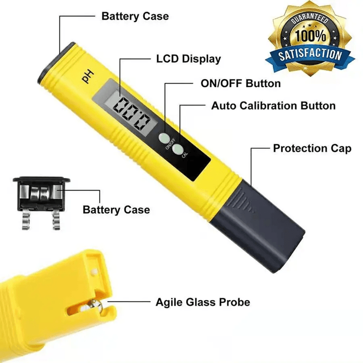 AquaSense High Precision PH Meter Water Quality Tester 0.01 Accuracy