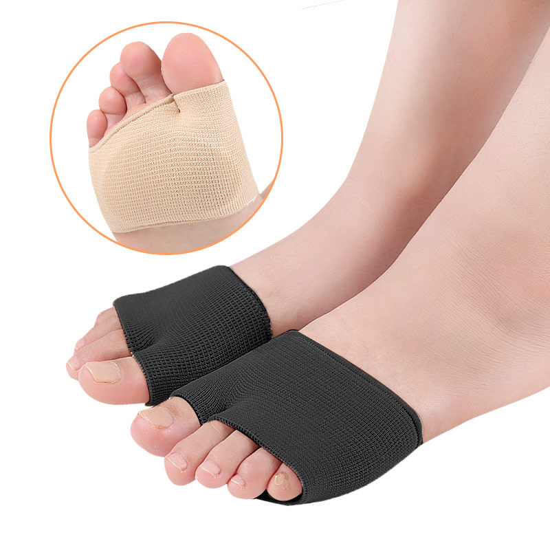 Soft Gel Forefoot Pads for Ball of Foot Pain Relief, Metatarsal Cushion for Women and Men, Half Sock Support Insoles