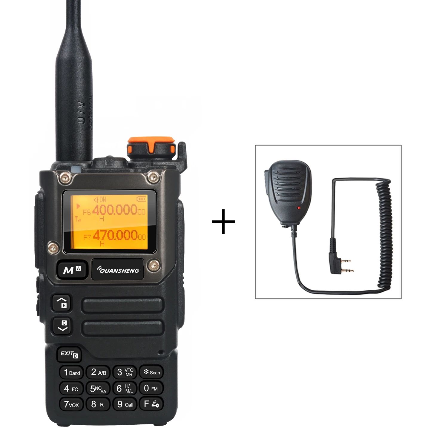 Quansheng UV-K5(8) Multi-Band Two-Way Radio with Air Band Receive, DTMF & Fast Frequency Scan