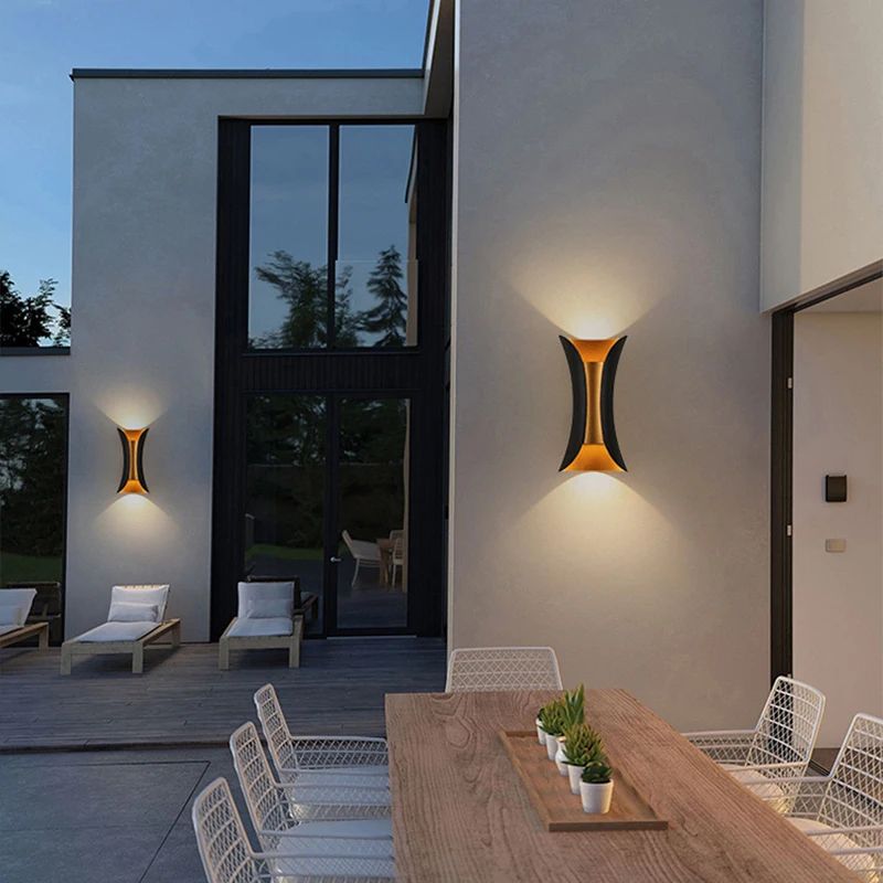 ShadowLine IP65 10W LED Wall Light – Waterproof Outdoor & Indoor Black Sconce