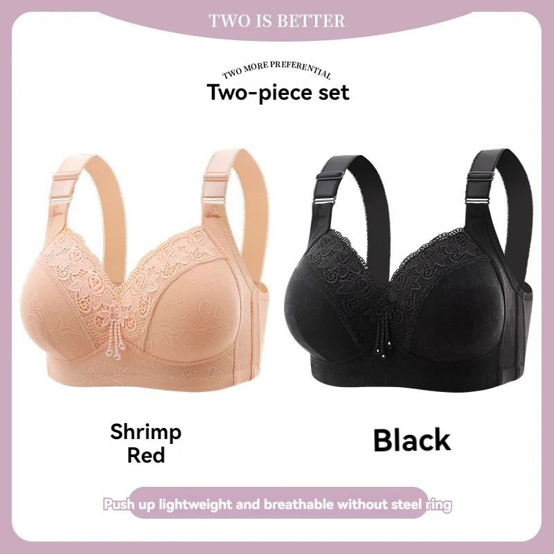 Women's Ultra-Thin Lace Perspective Bralette - Elegant Deep V Lingerie