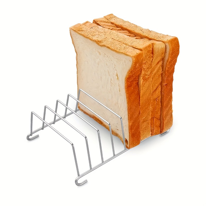 Bakes Multiple Slices at Once, Stainless Steel Bread and Toast Rack, Air Fryer Accessory
