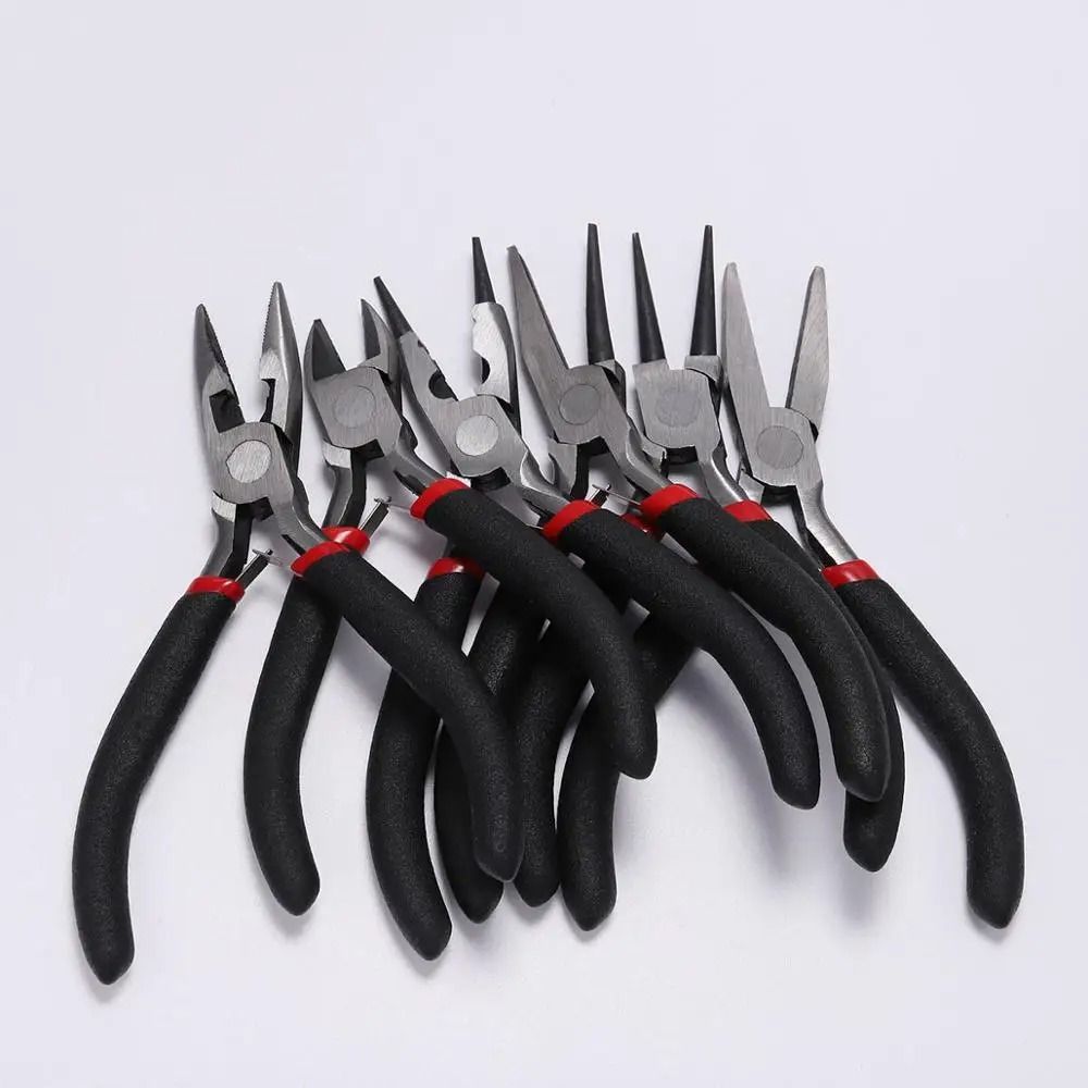 Carbon Hardened Steel Round Nose End Cutting Jewelry Making Pliers Tool