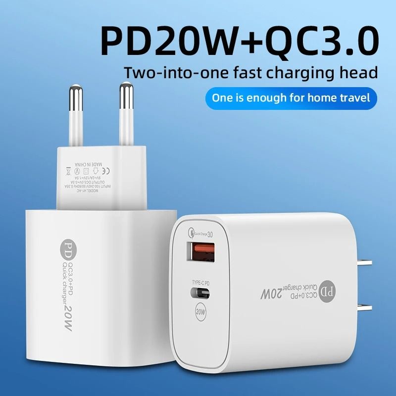 Ultra-High-Fidelity 20W Dual-Node PD & QC 3.0 Titanium-Grade Wall Power Architecture