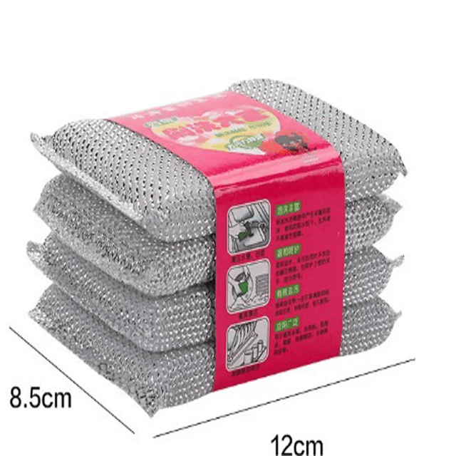 SoftScrub Scratch-Free Dishwashing Sponges – 4-Pack Non-Scratch Kitchen Cleaning Pads