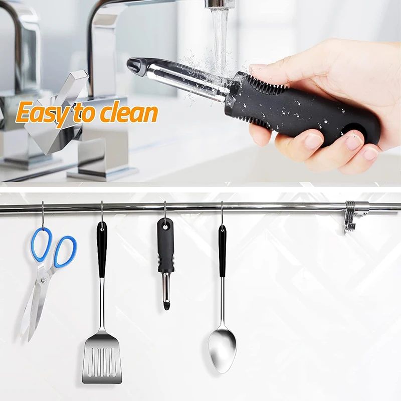 Precision Glide Swivel Vegetable Peeler – Stainless Steel Potato & Apple Peeling Tool