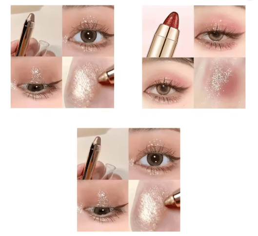 Double Sided Eyeshadow Stick Matte and Pearly Glow