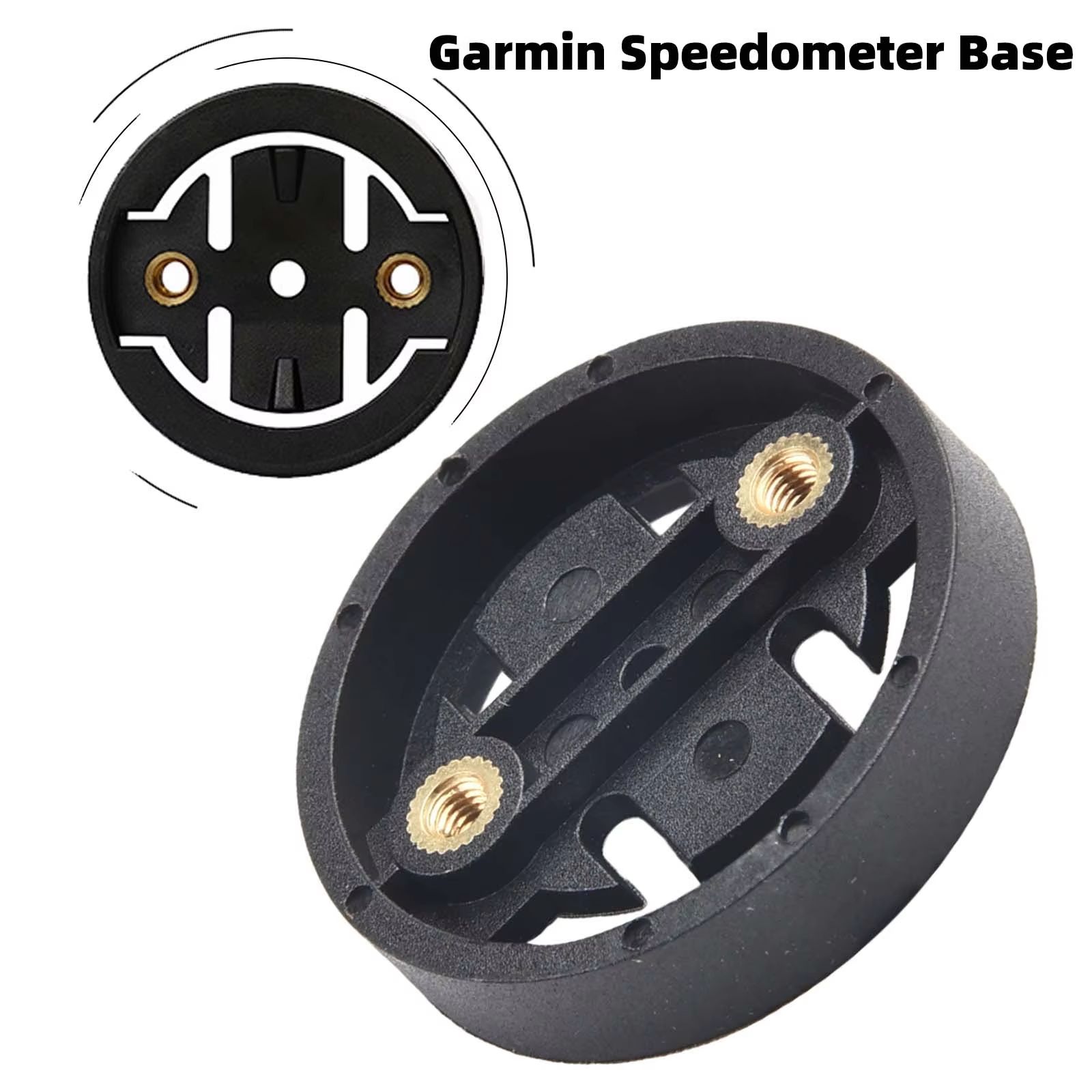 Universal Bicycle Computer Mount Adapter Top Cap Base for Garmin and Bryton Devices