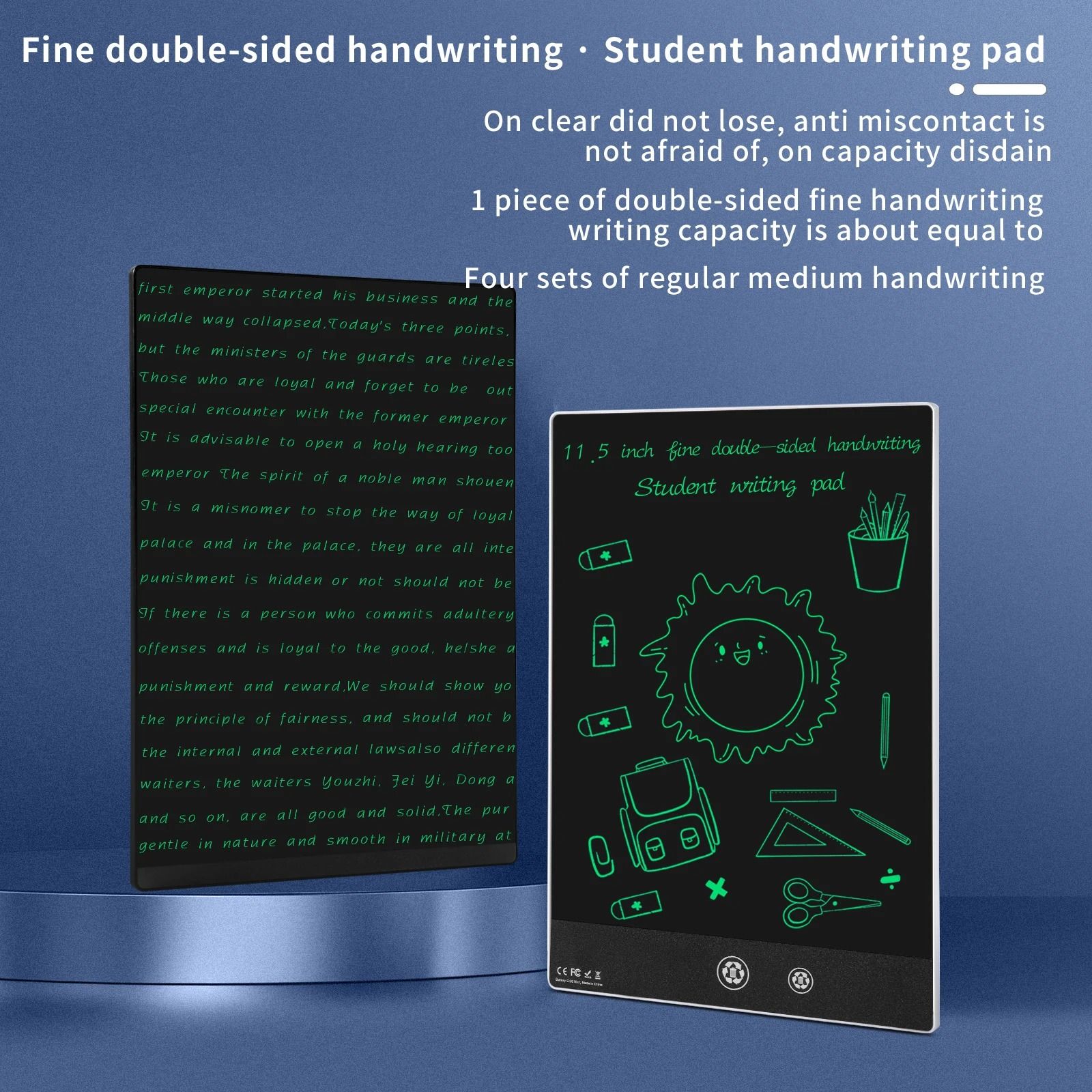 9.5-Inch Superfine LCD Writing Tablet – Precision Full-Screen Drawing Board & Educational Notepad