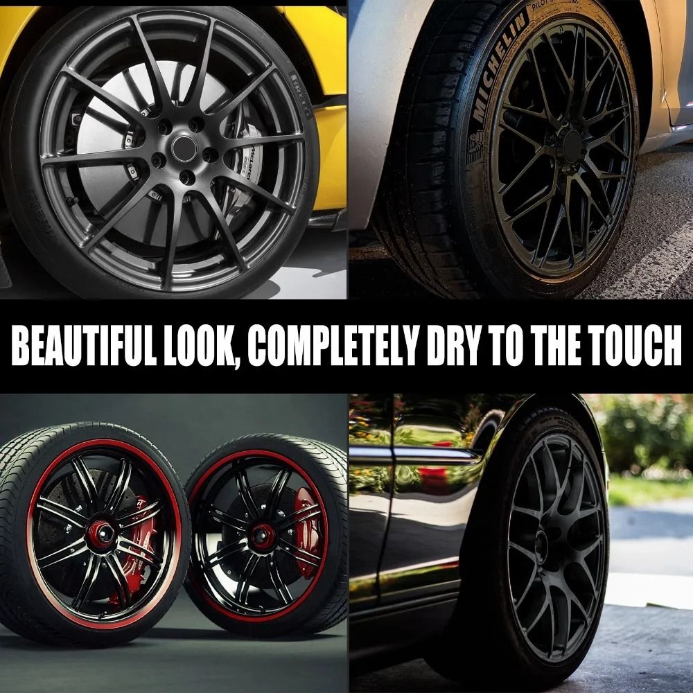 Universal Alloy Wheel Scratch Repair Kit DIY Rim Paint Fix Set