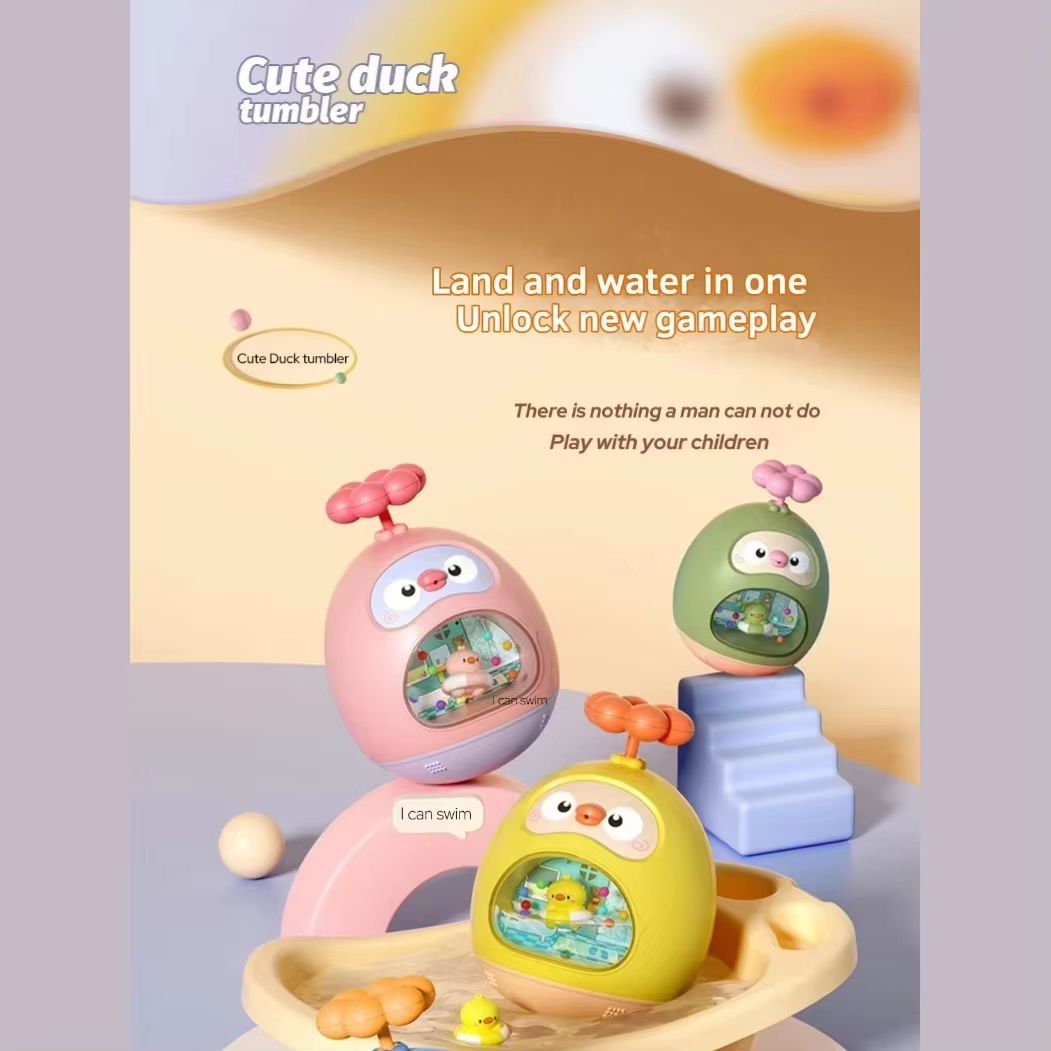 TumbleSplash Amphibious Baby Bath Tumbler Toy