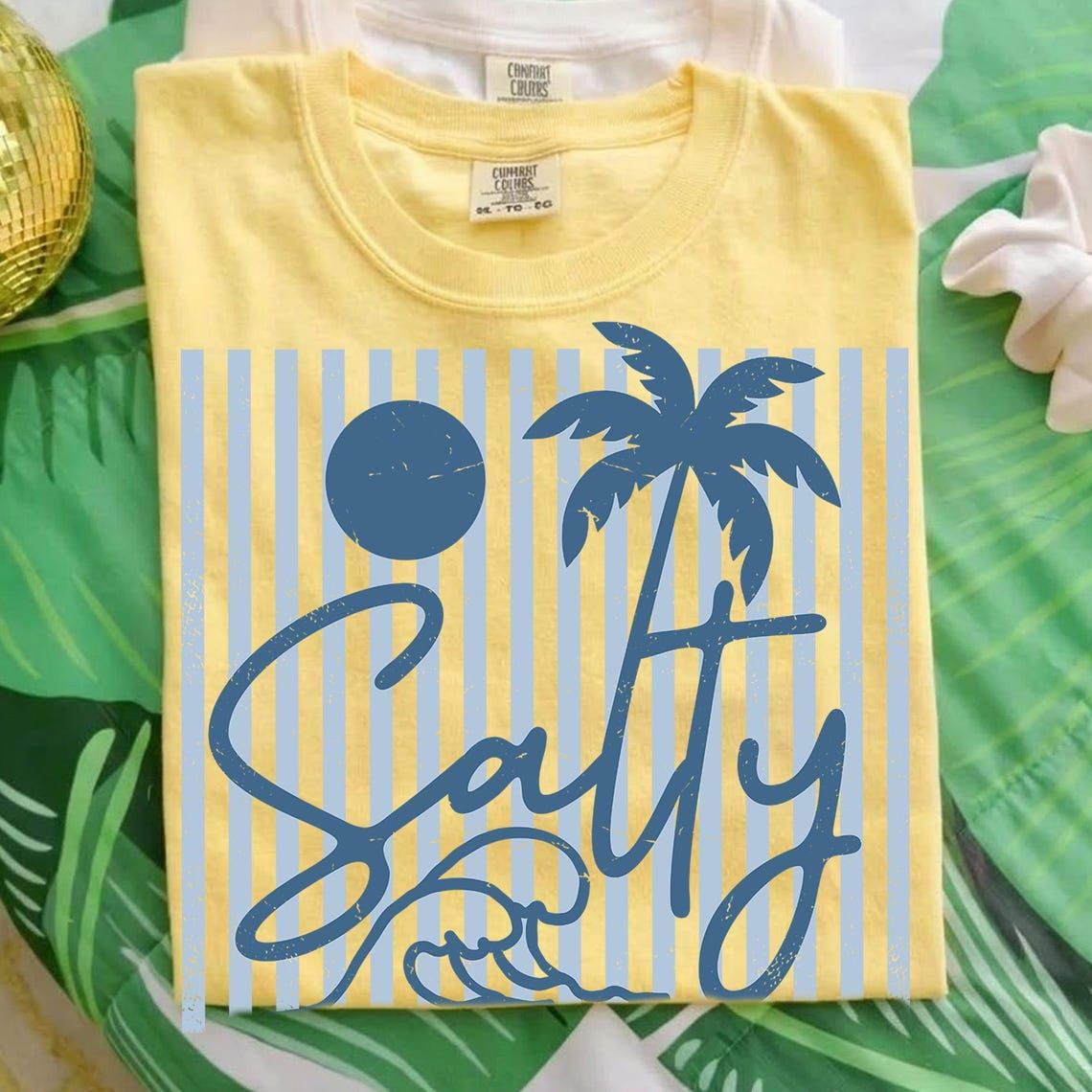Salty Shirt Coastal Beach Vibes Graphic Tee Ocean Lover Summer Outfit