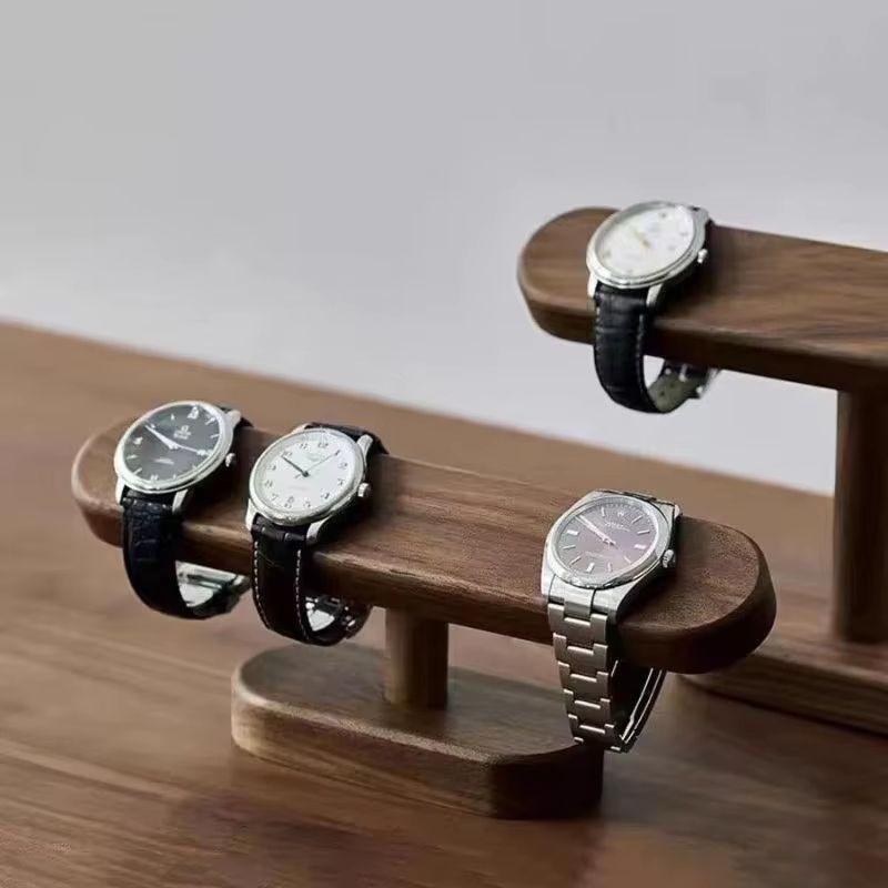 WalnutCraft Solid Wood Jewelry & Watch Display Stand Organizer