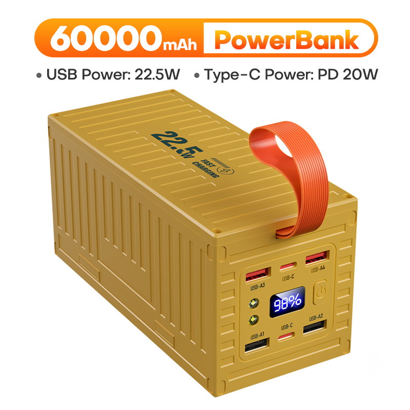 Ultra High Capacity Power Bank with PD & QC Fast Charging