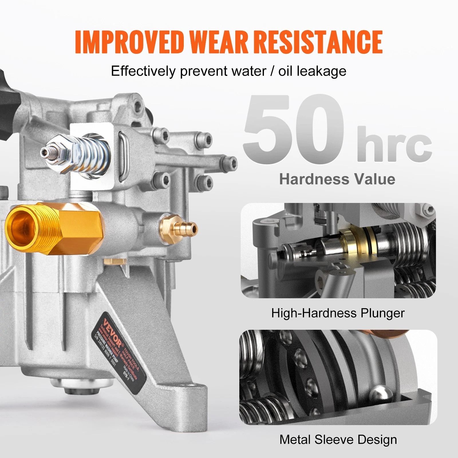 Pressure Washer Pump PSI Power Washer Replacement Shaft GPM