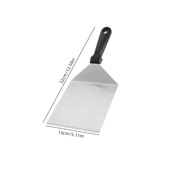 ProChef Stainless Steel Burger Spatula – Heavy-Duty BBQ Griddle Scraper & Hamburger Turner