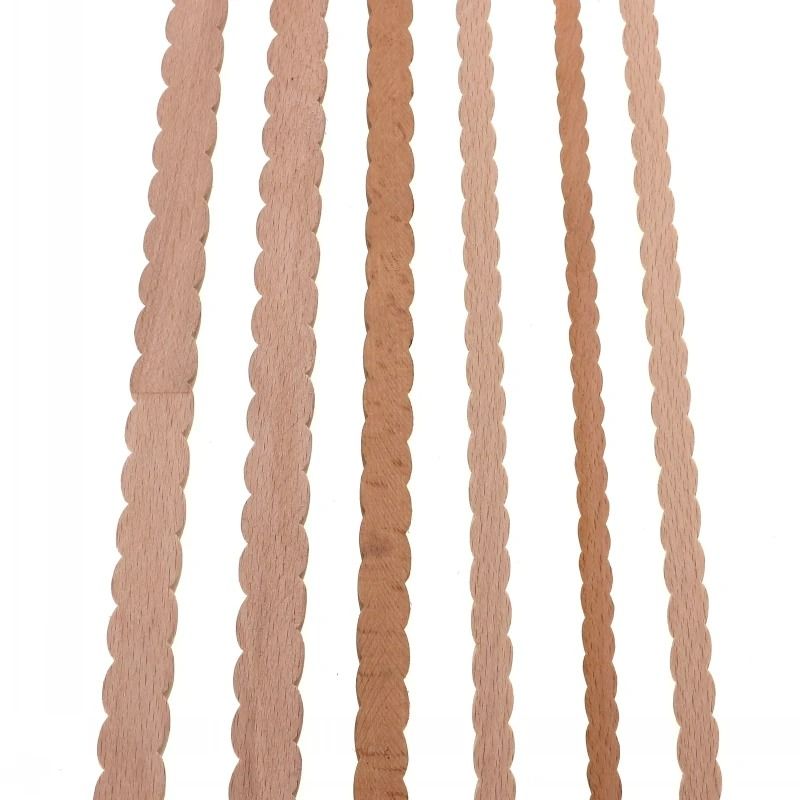 Decorative Wood Carved Applique Twist Design Furniture and Door Trim