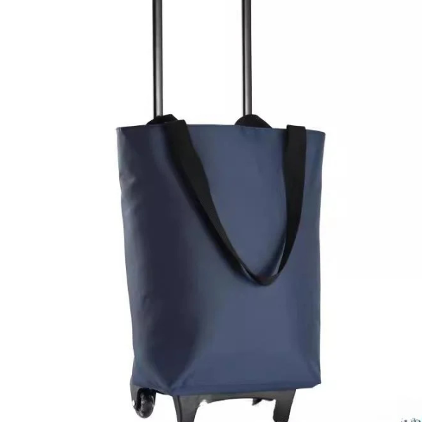 Foldable Shopping Cart Utility Trolley with Retractable Handle