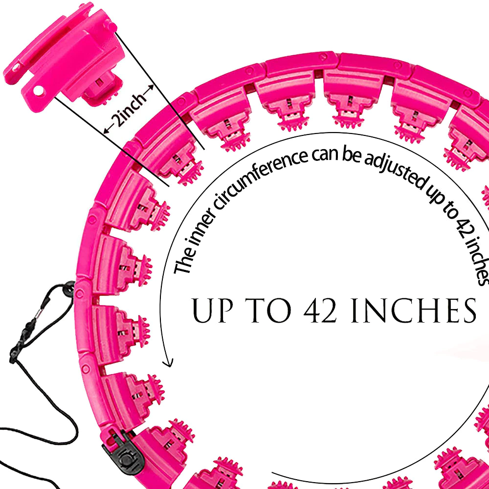 The SmartHoop Auto Slim Waist Hoop (Adjustable) – Adjustable Fitness Hoop, Ideal Weight Loss Tool & Perfect Gift