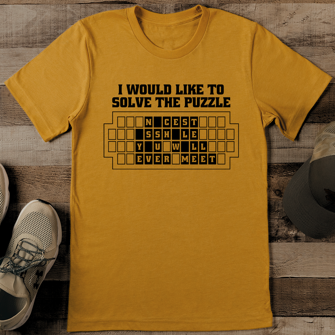 I Would Like To Solve The Puzzle Tee