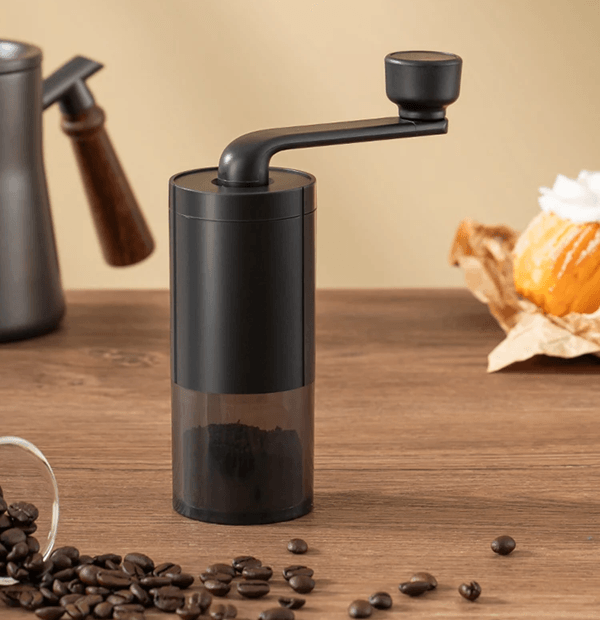 Manual Coffee Grinder – Portable Hand Crank Coffee Mill with Adjustable Coarseness for Home and Travel