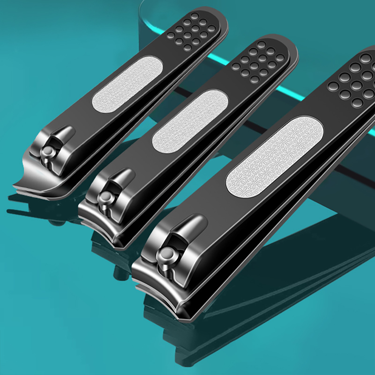 Professional Stainless Steel Nail Clippers for Manicure, Multi-style Nail Cutters for Fingernail Trimming, Reusable