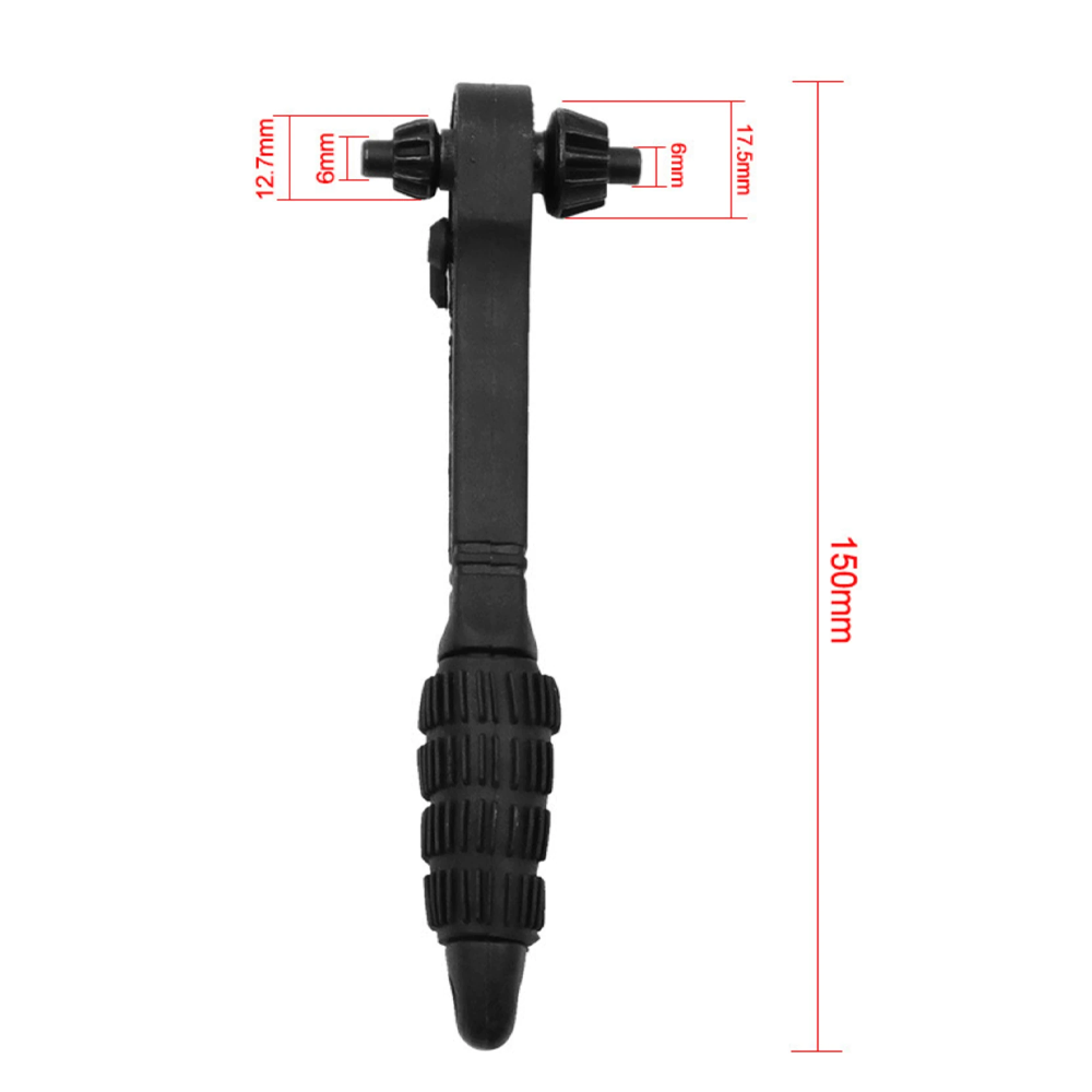 2-In-1 Drill Chuck Ratchet Spanner