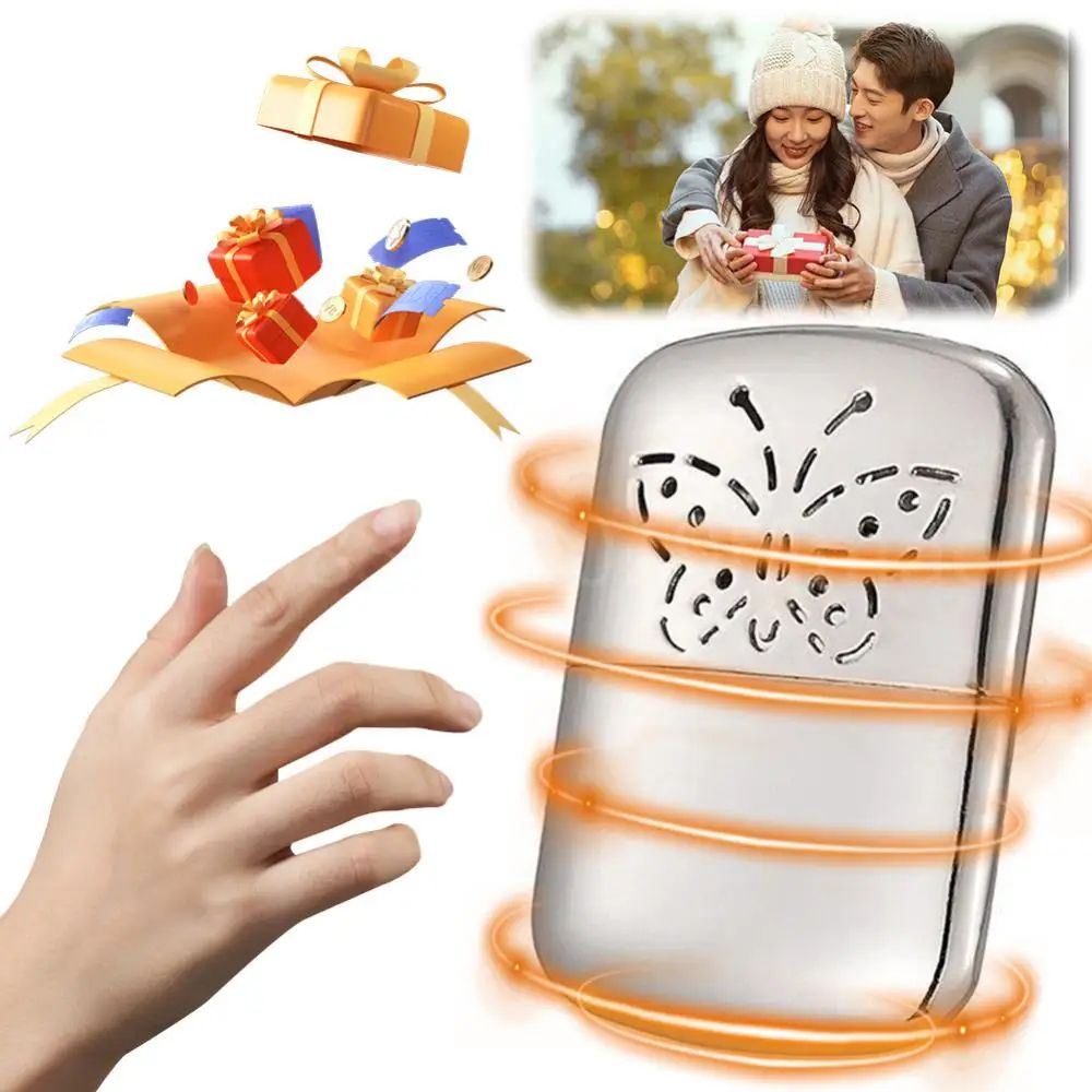 ThermaCore Zinc Alloy Pocket Hand Warmer – Reusable Fuel Heater for Extreme Cold Outdoor Comfort
