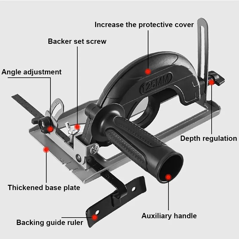 All-in-One Angle Grinder Converter Table – DIY Wood & Metal Cutting Attachment