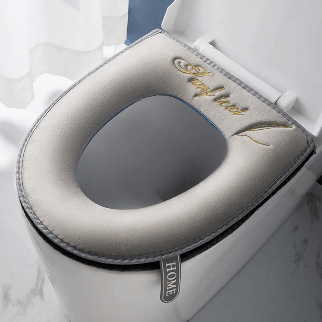 Warm Velvet Toilet Seat Cover