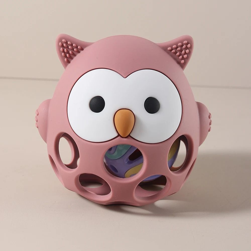 Hoot-Soothe Silicone Owl Teething Mitten