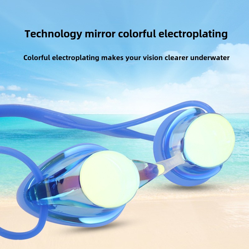 Hydro Clear Racing Swim Goggles Anti Fog Waterproof Competition Fit