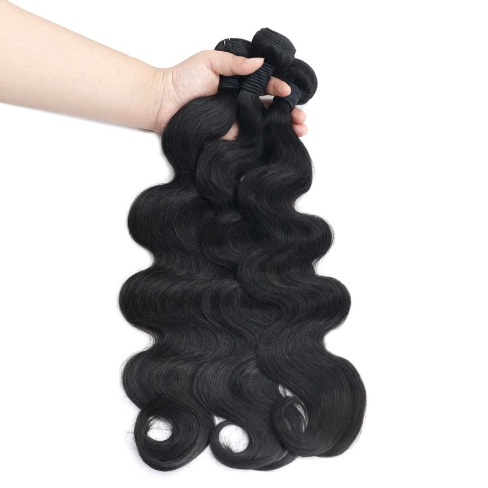 Brazilian Body Wave Remy Human Hair Bundles Double Weft Extensions 38 to 40 Inch