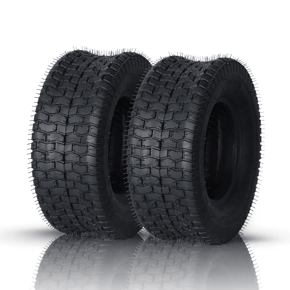 Set of 2 Factory Direct Turf Mower Tires 4Ply Soft Lawn Grip with Warranty