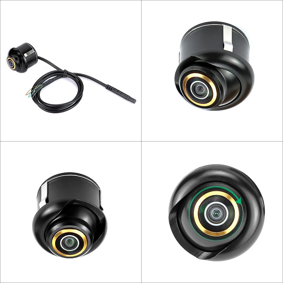 GreenYi 170° rear view camera AHD 1080P Metal Body Fisheye Backup Parking Camera