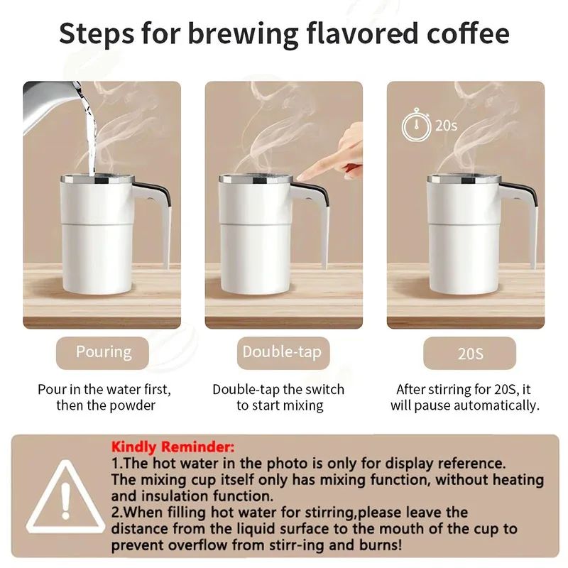 380ML Electric Self Mixing Coffee Mug