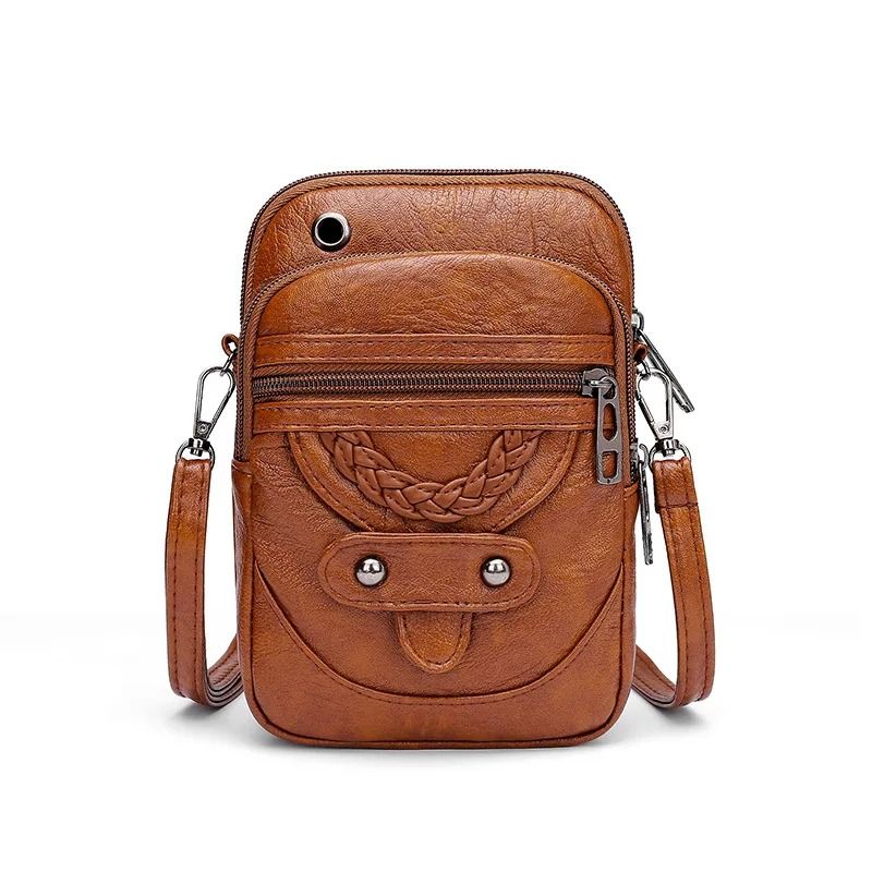 Womens Crossbody Bag PU Leather Small Shoulder Phone Crossbody Purse